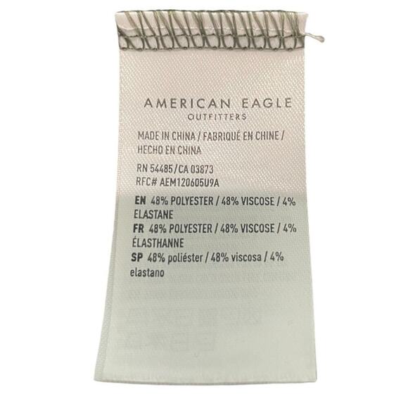 American Eagle Hunter Green Waffle-Knit Comfy Lightweight Basic Tunic-‎ Medium - Picture 8 of 11